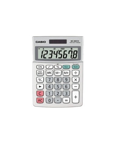 icecat_Casio MS-88ECO calculadora Escritorio Pantalla de calculadora