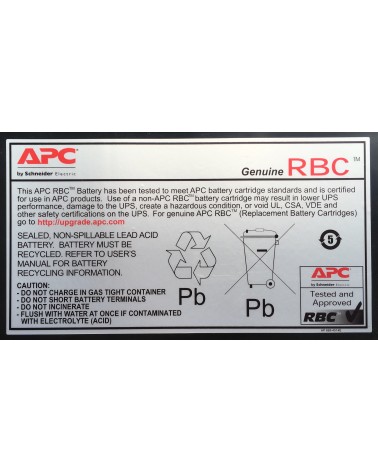 icecat_APC Replacement Battery Cartridge No43 Sealed Lead Acid (VRLA)