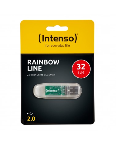 icecat_Intenso Rainbow Line unità flash USB 32 GB USB tipo A 2.0 Trasparente