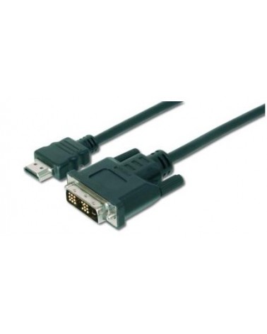 icecat_Digitus HDMI Adapterkabel, Typ A-DVI(18+1) St St, 3.0m, Full HD, sw