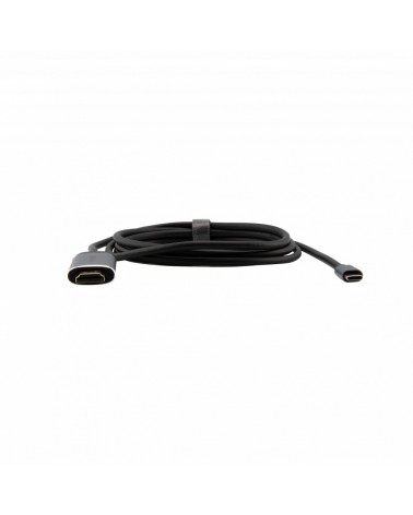 icecat_Verbatim 49144 câble vidéo et adaptateur 1,5 m USB Type-C HDMI Noir, Argent