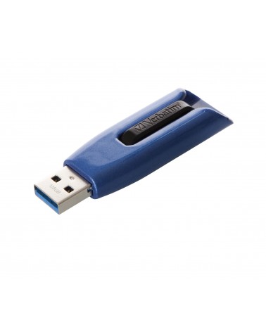 icecat_Verbatim Store 'n' Go V3 Max USB paměť 128 GB USB Typ-A 3.2 Gen 1 (3.1 Gen 1) Černá, Modrá