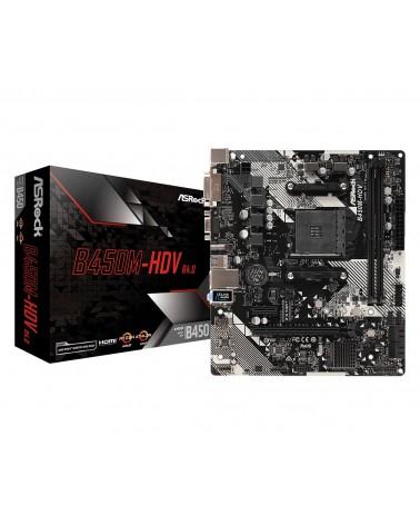 icecat_Asrock B450M-HDV R4.0 AMD B450 Socket AM4 micro ATX