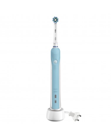 icecat_Oral-B PRO 700 CrossAction Adult Rotating-oscillating toothbrush Blue, White