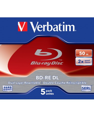 icecat_Verbatim BD-RE DL 50GB 2 x 5 Pack Jewel Case 5 pc(s)