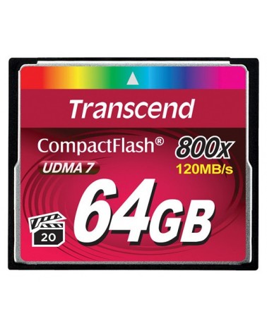 icecat_Transcend 64GB 800x CF paměťová karta CompactFlash (CF) MLC