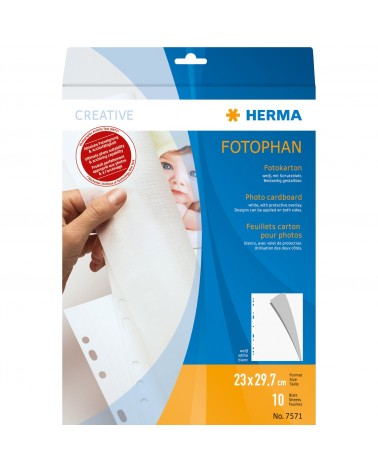 icecat_HERMA 7571 foglio di protezione 230 x 297 mm Cartoncino 1 pz