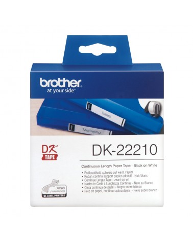 icecat_Brother DK-22210 páska pro tvorbu štítků Černá na bílé