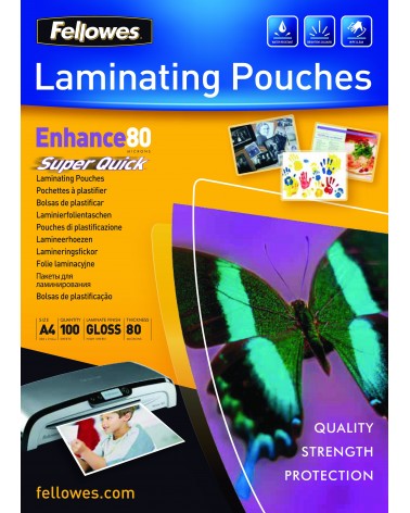 icecat_Fellowes SuperQuick A4 Glossy 80 Micron Laminating Pouch