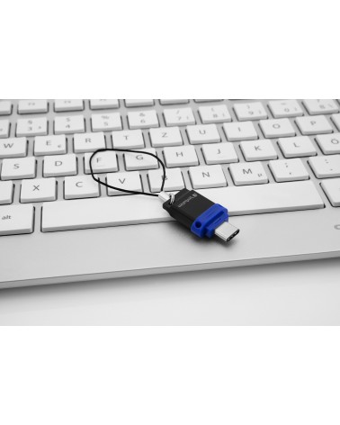 icecat_Verbatim Dual - Memoria USB 3.0 da 32 GB - USB-C   USB-A - Blu