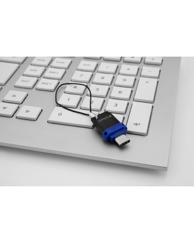 icecat_Verbatim Dual - USB 3.0-Stick 64 GB - USB-C   USB-A - Blau