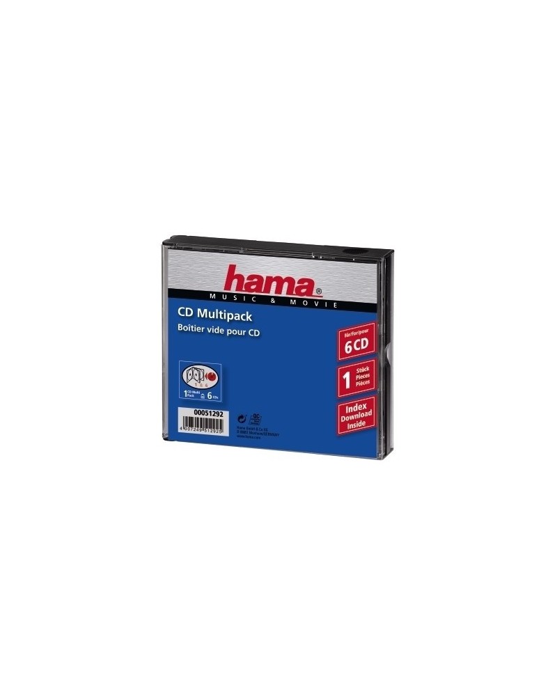 icecat_Hama CD-Multipack 6 6 discs Transparent