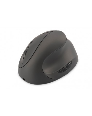icecat_Digitus Kabellose ergonomische optische Maus 6D (Tasten), 2.4GHz, aufladbarer Akku Farbe  schwarz