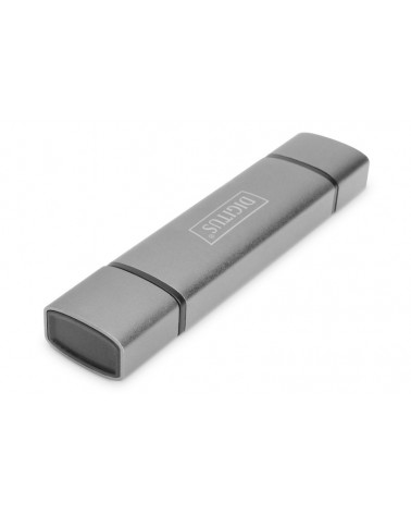 icecat_Digitus DA-70886 Kartenleser USB 3.2 Gen 1 (3.1 Gen 1) Type-A Type-C Aluminium