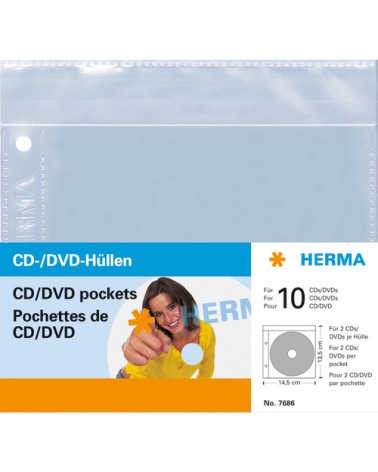 Herma CD/DVD-Hüllen je 2...