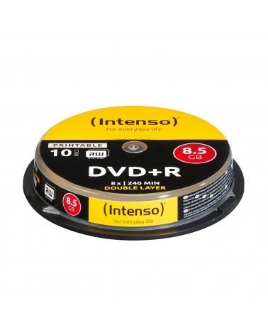 icecat_Intenso 1x10 DVD+R 8.5GB 8x Double Layer printable 8,5 GB DVD+R DL 10 pz