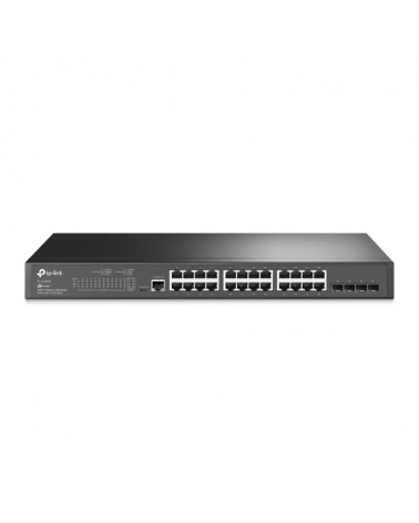 icecat_TP-LINK TL-SG3428 switch di rete Gestito L2 Gigabit Ethernet (10 100 1000) 1U Nero
