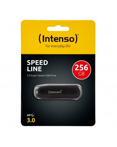 icecat_Intenso Speed Line lecteur USB flash 256 Go USB Type-A 3.2 Gen 1 (3.1 Gen 1) Noir
