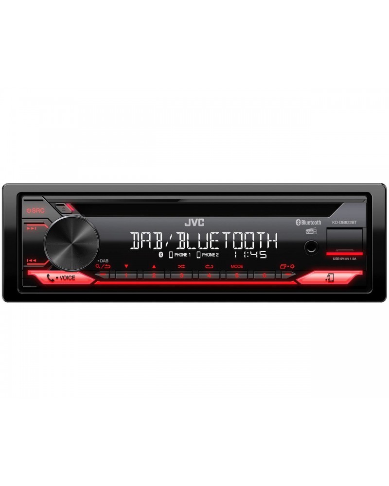 icecat_JVC KD-DB622BT récepteur multimédia de voiture Noir 200 W Bluetooth