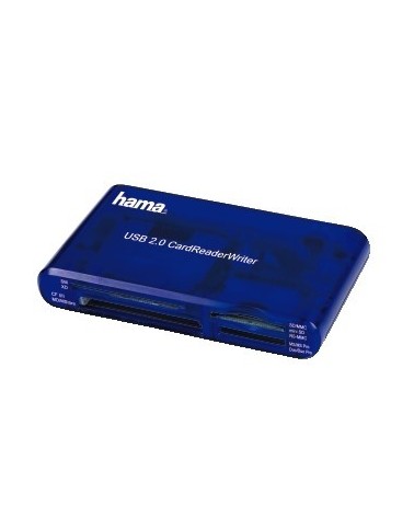 icecat_Hama USB CardReaderWriter 35in1 card reader Blue