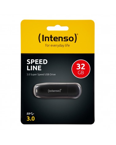 icecat_Intenso Speed Line USB flash drive 32 GB USB Type-A 3.2 Gen 1 (3.1 Gen 1) Black