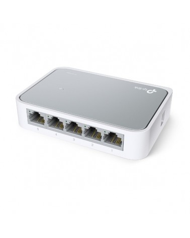 icecat_TP-LINK TL-SF1005D V15 commutateur réseau Géré Fast Ethernet (10 100) Blanc
