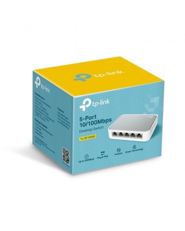 icecat_TP-LINK TL-SF1005D V15 switch di rete Gestito Fast Ethernet (10 100) Bianco
