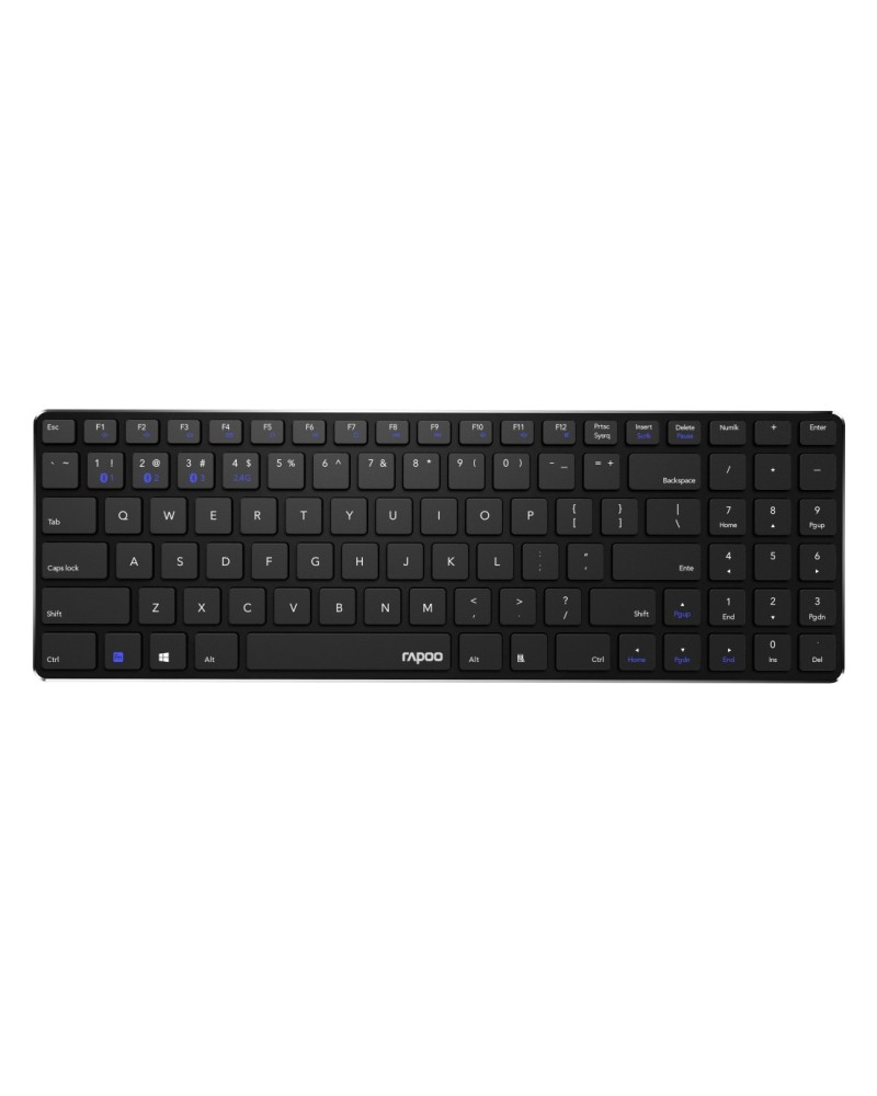 icecat_Rapoo E9100M tastiera RF Wireless QWERTY Nero