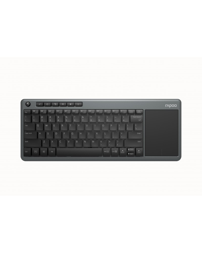 icecat_Rapoo K2600 clavier RF sans fil QWERTZ Allemand Noir, Gris