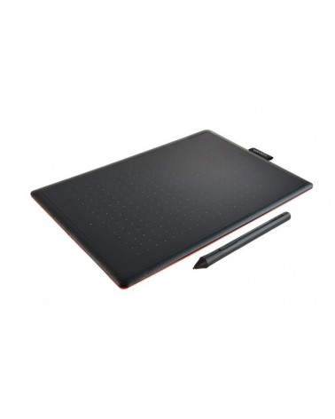 icecat_Wacom One by Medium grafický tablet Černá, Červená 2540 lpi 216 x 135 mm USB