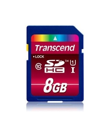 icecat_Transcend 8GB SDHC Class 10 UHS-I mémoire flash 8 Go NAND Classe 10