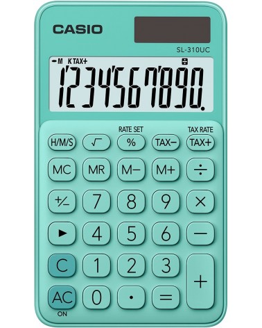 icecat_Casio SL-310UC-GN kalkulačka Kapsa Jednoduchá kalkulačka Zelená
