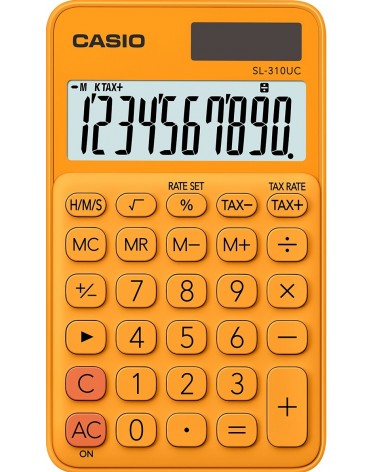 icecat_Casio SL-310UC-RG kalkulačka Kapsa Jednoduchá kalkulačka Oranžová