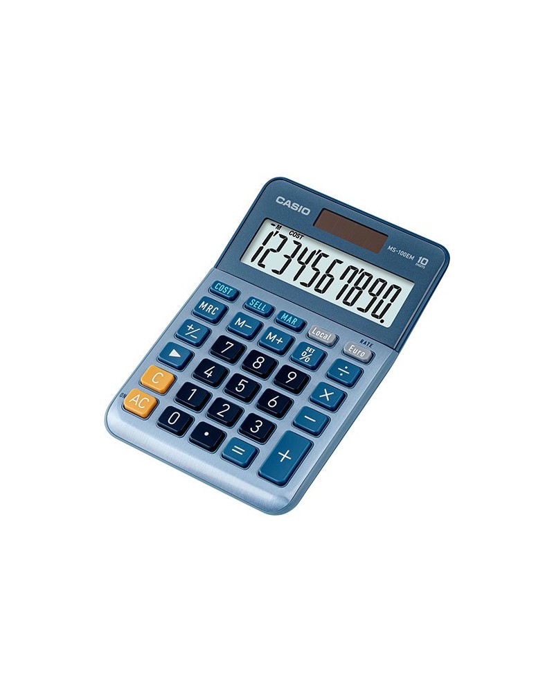 icecat_Casio MS-100EM kalkulačka Desktop Kalkulačka s displejem Vícebarevný