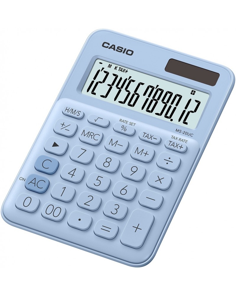 icecat_Casio MS-20UC-LB calcolatrice Desktop Calcolatrice di base Blu
