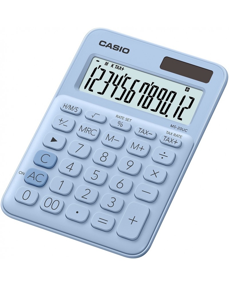 icecat_Casio MS-20UC-LB calculatrice Bureau Calculatrice basique Bleu