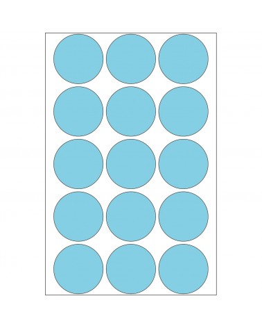 icecat_HERMA 2273 etiqueta autoadhesiva Círculo Azul 480 pieza(s)