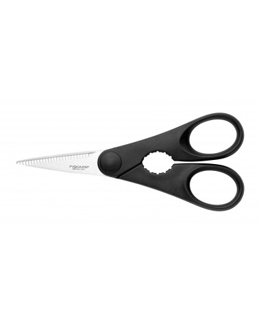 icecat_Fiskars 1023820 kitchen scissors 20 cm Black, Stainless steel Universal