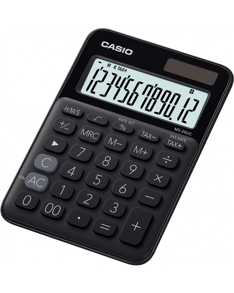 icecat_Casio MS-20UC-BK kalkulačka Desktop Jednoduchá kalkulačka Černá