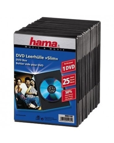 1x25 Hama DVD-Leerhülle...