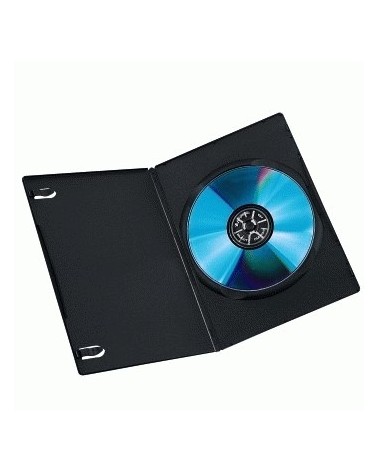 icecat_Hama DVD Slim Box 25, Black 1 discos Negro