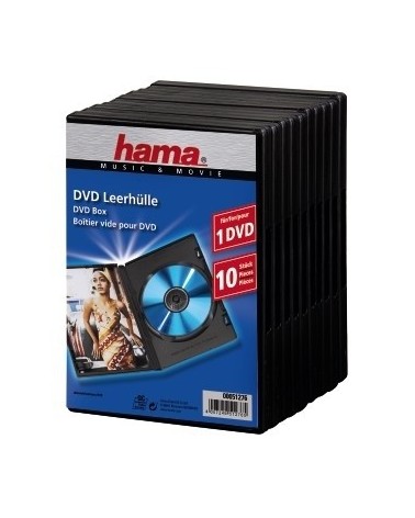 icecat_Hama 00051276 optical disc case Jewel case 1 discs Black