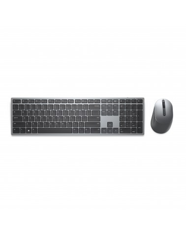 icecat_DELL KM7321W keyboard RF Wireless + Bluetooth QWERTZ German Grey, Titanium