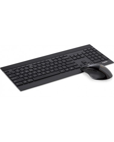 icecat_Rapoo 8900P clavier RF sans fil QWERTZ Allemand Noir