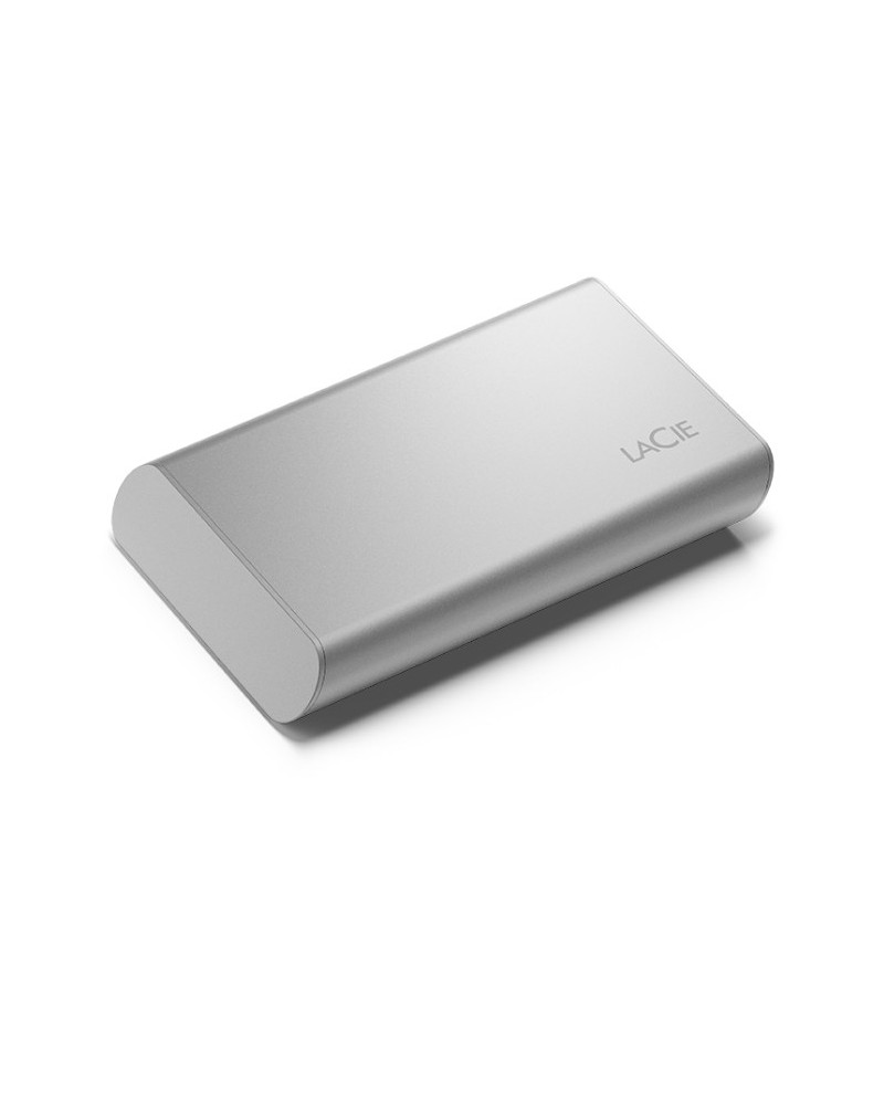 3660619040841 - LaCie Portable SSD STKS500400 - SSD - 500 GB - extern (tragbar) - USB (USB-C Steckverbinder) - Moon Silver