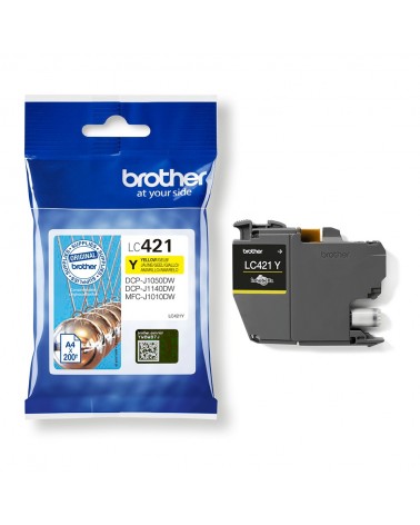icecat_Brother LC-421Y ink cartridge 1 pc(s) Original Yellow
