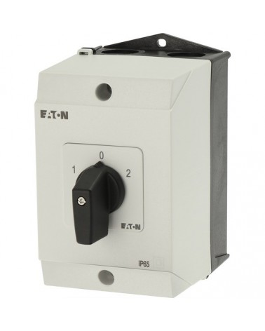 icecat_Eaton T3-3-8401 I2 interruptor eléctrico Interruptor de palanca acodillada 3P Negro, Blanco