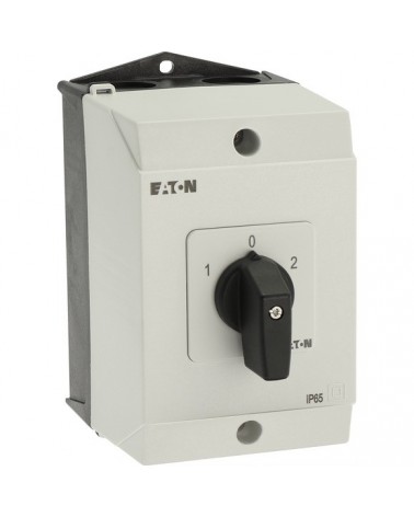 icecat_Eaton T3-3-8401 I2 interruptor eléctrico Interruptor de palanca acodillada 3P Negro, Blanco
