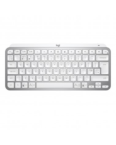 icecat_Logitech MX Keys Mini teclado RF Wireless + Bluetooth QWERTZ Alemán Plata, Blanco