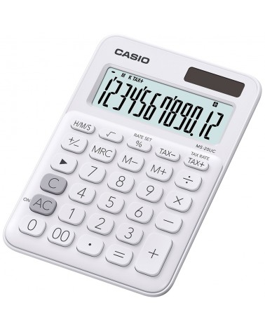 icecat_Casio MS-20UC-WE kalkulačka Desktop Jednoduchá kalkulačka Bílá